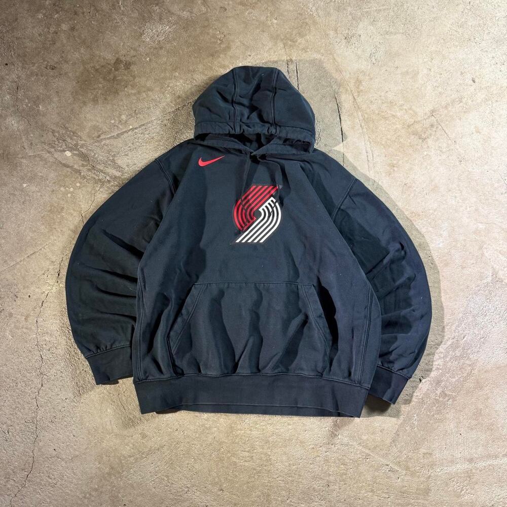 Black Nike Portland Blazers Graphic Hoodie